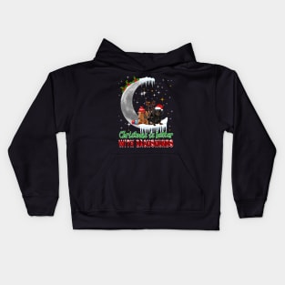 Christmas Is Better With Dachshunds Awesome Kids Hoodie